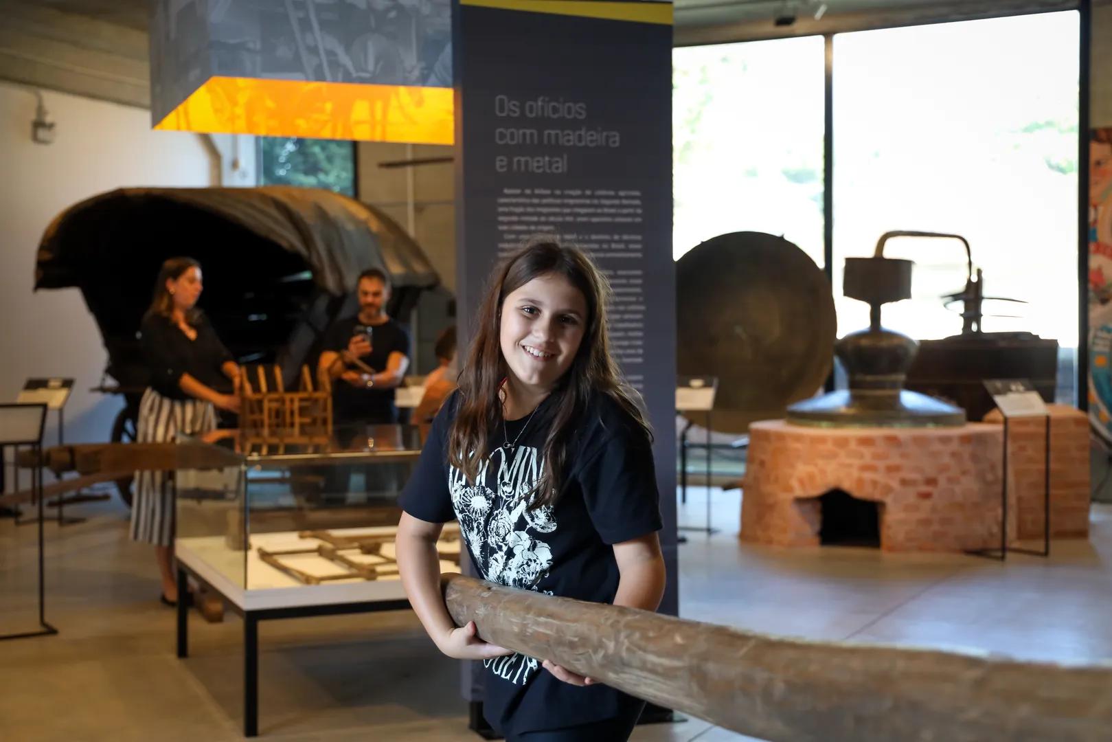 Criança no Museu